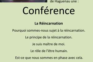 Conférence : La réincarnation Conférence : La réincarnation