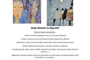 stage de peinture acrylique
